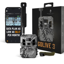 Load image into Gallery viewer, Spartan Camera GoLive3 Best Hunting Trail Camera, Live Streaming, 96° Wide Angle, Motion Activated, On-Demand FHD Photos and 1080p Videos, Built-in Lithium Battery, Blackout IR Flash,GPS, Weatherproof
