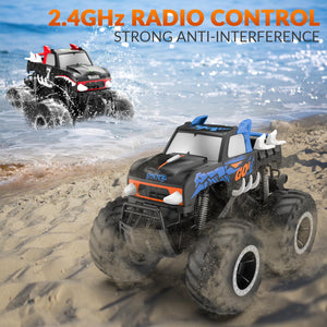 Amphibious Remote Control Car Toys for Boys 2.4 GHz 1:16 All Terrain Off-Road RC Car Waterproof RC Monster Truck