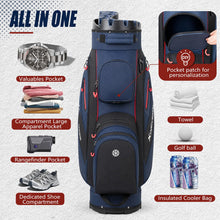 Load image into Gallery viewer, XDriveMax 14-Way Molded Lock Top Golf Cart Bag,Silent Golf Bags for Men
