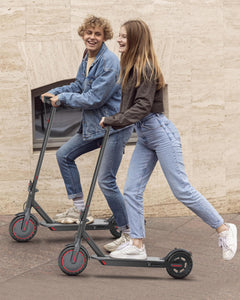Electric Scooter, 350W Powerful Motor, 16MPH Top Speed,12Miles Long Range, 8.5" Solid Tires Folding Commuter Escooter