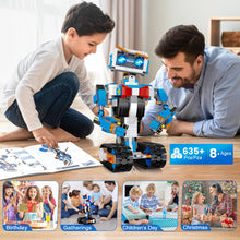 Load image into Gallery viewer, STEM Building Robot Toys for Kids 8-12, Educational Science Build Block Kits, Educational Remote Control Toy
