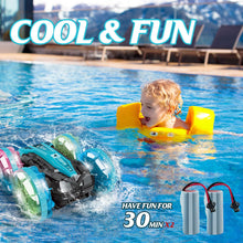 Load image into Gallery viewer, Amphibious Remote Control Car, Pool Toys for Boys 6,7,8,9,10,11,12 Years Old - Best Birthday Gift for Kids, 4WD RC Stunt Car
