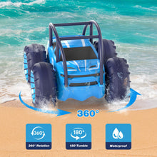 Load image into Gallery viewer, Amphibious Remote Control Car, Rechargeable RC Cars Toy 360° Flips Rotation Stunt Crawler 15KM/H 4WD All Terrain
