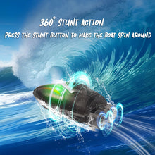 Load image into Gallery viewer, Mini Remote Control Boat RC Boat 360 Rotating 2.4 G Build in Rechargeable Battery Lake Swimming Pools Bathtubs Remote Control Boats

