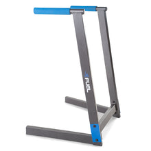 Load image into Gallery viewer, Fuel Pureformance Bodyweight Training Dip Station Black/Blue
