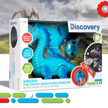Load image into Gallery viewer, Discovery Kids RC Dragon Smoke, Large Dinosaur Toy w/Actual Smoke Breath, Wing-Flapping, Roaring, Light-Up, Realistic Sound
