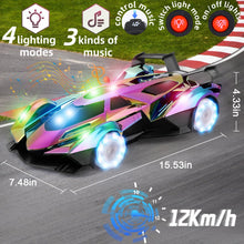 Load image into Gallery viewer, Lambo Remote Control Car for Boys 4-7,1:12 RC Car for Boys 8-12 with 360° Rotating, Lights, Music and Spray, 10-12km/h
