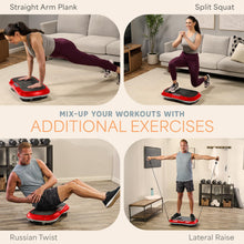 Load image into Gallery viewer, Lifepro Waver Vibration Plate Exercise Machine – High-Intensity Vibration Plate for Lymphatic Drainage – Full-Body Workout Vibrating Platform with Loop Bands – Fitness Equipment for Strength &amp; Toning
