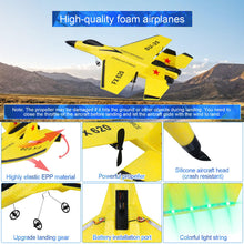 Load image into Gallery viewer, RC Airplane 2CH RC Plane Ready to Fly 2.4GHz Remote Control Plane SU35 RC Jet Easy to Fly Airplane Toys（Yellow
