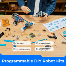 Load image into Gallery viewer, Ultimate 10 in 1 Robot Building Toys, Robotics Kit App Remote Control Robot Toys Compatible with Arduino C &amp; Raspberry Pi
