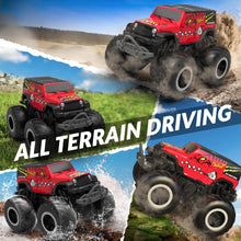 Load image into Gallery viewer, Amphibious Remote Control Car 2.4GHz 1:20 All Terrain Off-Road RC Car Remote Control Boat Gifts for Kids Boys Red
