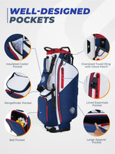 Load image into Gallery viewer, Sturdum Lightweight 7 Way Golf Stand Bag for Men Women, Upgrade Base
