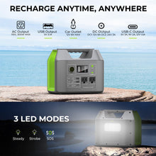 Load image into Gallery viewer, Portable Solar Generator 300W Power Station with 60W Foldable Solar Panel
