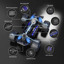 Load image into Gallery viewer, 1/14 Brushless RC Trucks for Adults, Max 50mph 4WD Waterproof Off-Road Truck and 20W Fast Charging System
