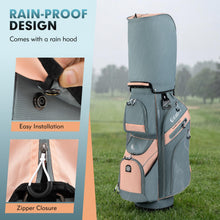 Load image into Gallery viewer, Tangkula Golf Cart Bag with 14-Way Full Length Dividers, Light Pink
