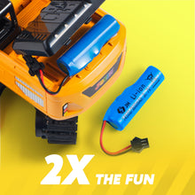 Load image into Gallery viewer, Remote Control Excavator Toys for Boys, 2.4Ghz RC Play Excavator with Light, Construction Toys
