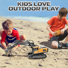 Load image into Gallery viewer, Remote Control Excavator Toys, 11 Channel 1:20 RC Construction Vehicles, 680° Rotation Hydraulic Car Toys, RC Truck Digger
