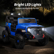 Load image into Gallery viewer, 2 Seater Ride on Toy Car for Kids, 24V 4WD Ride-on Truck Kids Electric Car with Remote Control, 4x200W Motors - Blue
