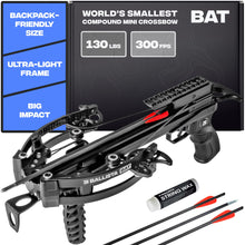 Load image into Gallery viewer, BALLISTA BAT Compound Crossbow for Hunting, Bowfishing and Target, 300 FPS
