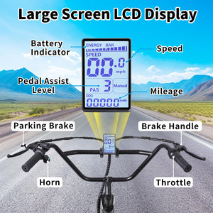 Electric Tricycle for Adults,20" Folding Electric Trike,3 Wheels Electric Bicycle Bikes, 350W Step-Thru Etrike with 374WH