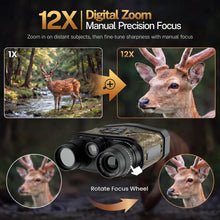 Load image into Gallery viewer, MOSSY OAK 4K Night Vision Goggles for Adults, 40MP Photos, 12X Digital Zoom
