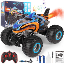 Load image into Gallery viewer, 1:16 Remote Control Car, 2.4 GHz All Terrain Remote Control Monster Truck, RC Truck 2 Rechargeable Batteries for 80 Mins Play

