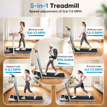 Load image into Gallery viewer, FOUSAE 5 in 1 Foldable Treadmill
