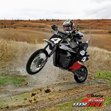 Load image into Gallery viewer, Dirt Rocket Off-Road Motocross Bike–36V Electric Ride-On, Up to 17 mph, Front &amp; Rear Suspension, Hand-Operated Dual Brakes
