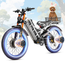 Load image into Gallery viewer, 2025 Upgraded Romeo Pro Ⅱ4000W Dual Motor Ebike for Adults 52V 70Ah 200 Miles 46MPH Long Range Electric Bike
