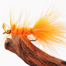Load image into Gallery viewer, Fly Fishing Flies Assortment Kit Dry Wet Nyphms Tenkara Popper Streamer Woolly Bugger for Trout Bass Salmon Steelhead with Fly Box (Propeller Flies Kit 42pcs)
