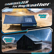 Load image into Gallery viewer, Inflatable Tent with Skylight &amp; Awning,Blow Up Tents for Camping,Hot Tent
