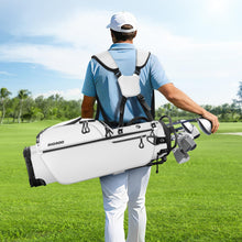 Load image into Gallery viewer, RIOROO 5 Way Golf Stand Bag with Full Length Dividers, Lightweight Golf Bag with Rain Cover, 6 Zippered Pockets &amp; Cooler Bag, Breathable Straps
