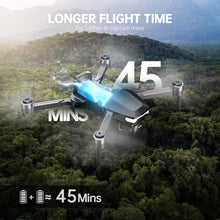 Load image into Gallery viewer, GPS Drone with Camera 4K, Under 249g, 45 Mins Flight, Brushless Motor, Light, Auto Follow, Tap Fly &amp; Circle Fly, One Key Start
