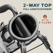 Load image into Gallery viewer, The Original Lightweight Sunday Golf Bag with Stand – Easy to Carry, Durable Pitch &amp; Putt Bag for Driving Range, Par 3 &amp; Executive Courses
