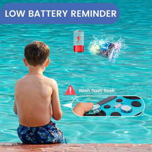 Amphibious Remote Control Car Boat, 4WD Gesture RC Car with Waterproof Remote Control, RC Stunt Car with LED Lights