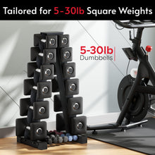 Load image into Gallery viewer, Dumbbell Rack Stand Only, Compatible with Peloton Weights, Ergonomic Weight Rack
