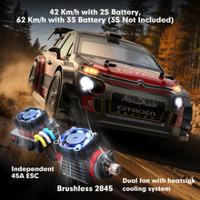 Load image into Gallery viewer, 1/14 Citroen C3 Fast RC Cars for Adults, Max 40mph Brushless RC Drift Car with Gyro, 4WD RTR High Speed RC Rally Car, Adult
