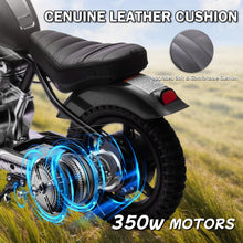 Load image into Gallery viewer, 36V 350W Kids Electric Motorcycle, High-Speed Kids Electric Dirt Bike Fast Speed 14MPH Max Ride on Toy for Big Kids, Black
