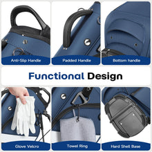 Load image into Gallery viewer, Findway Golf Stand Bag 7 Way, Lightweight Golf Bag for Men Women, Golf Club Carry Bag with Multiple Pockets, Detachable Dual Straps
