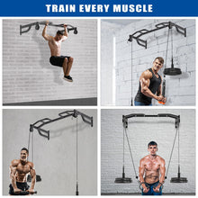 Load image into Gallery viewer, Kipika 48" Ceiling Mounted Pull Up Bar with 2 Pulleys

