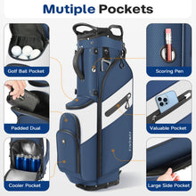 Load image into Gallery viewer, Findway Golf Stand Bag 7 Way, Lightweight Golf Bag for Men Women, Golf Club Carry Bag with Multiple Pockets, Detachable Dual Straps
