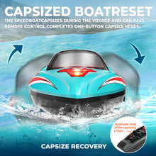 Load image into Gallery viewer, RC Boat, 18 inch Big Brushless Remote Control Boat for Adults and Kids, 55 KPH Large Fast RC Speed Boats - HJ816 Green

