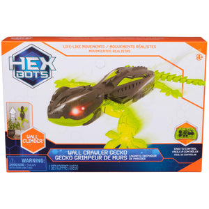 Wall Crawler Gecko, Rechargeable Remote Control Robot, Climbs Walls, LED Eyes, Ages 4+