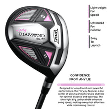 Load image into Gallery viewer, PGF Labs Lady Diamond BG-77 Complete Golf Club Package Set [14-Pieces][Flex: Regular][Hand: Right] [Length: Petite]
