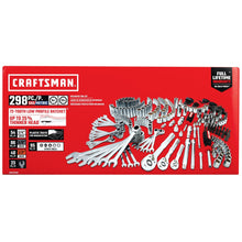 Load image into Gallery viewer, CRAFTSMAN Mechanics Tool Set, 298 Piece Hand Tool and Socket Set SAE/Metric (CMMT12139)
