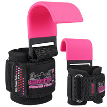 Load image into Gallery viewer, Weight Lifting Hooks Heavy Duty PRO Lifting Wrist Straps (Classic Pink, Women-Wrist Size Small/Medium)
