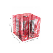 Load image into Gallery viewer, OceanBuilt Baitfish &amp; Pinfish Traps – Durable Wire Fishing Traps – Multiple Mesh Sizes, Trap Sizes &amp; Buoy Kit Options (1" Mesh – XL – Pinfish w/Buoy Kit)
