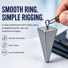 Load image into Gallery viewer, TKHDBF Pyramid Sinkers Fishing Weights, Surf Fishing Sinkers for Saltwater
