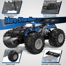 Load image into Gallery viewer, Remote Control Car, All-Terrain Remote Control Truck for Boys, Rechargeable Rc Truck with LED, 1:20, 10KM/H, 2 Motors, 2.4GHZ
