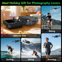 Load image into Gallery viewer, GPS Drone with EIS 4K Camera, 4.5" FPV Screen, 5GHz Transmission Foldable Drone with Brushless Motor, Auto Return Follow Me, Gesture Control, Al Track&amp;Orbit Mode for Adults/Kids/Beginners, Under 249g
